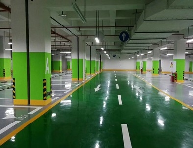 池州池州停车场标线施工